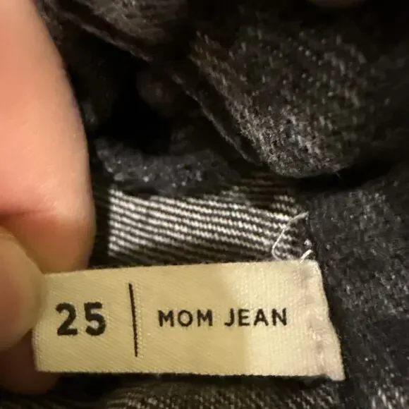 PacSun Womens Mom Jeans Size 25 Dark Wash Black Casual Denim - Picture 13 of 16